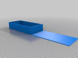 100 x 200 x 40 Box with sliding lid