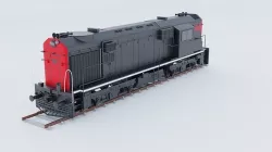 3d Indian Locomotive Train Engine Model 3D model