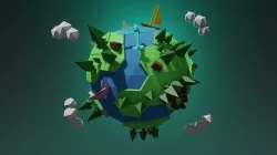 3D Planet for charity 3D model