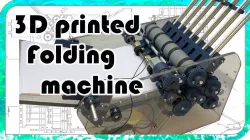 3D printed Paper folding machine