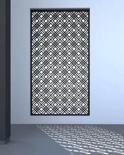 3d screen Low-poly 3D model