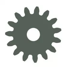 3DPrintable - Spur Gears pressure angle 20 degr - M1 3D model
