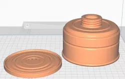 40mm gost (russian) gas mask filter 2 pieces