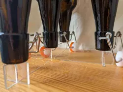 5 bottle drainer