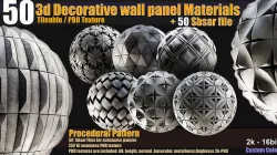 50 3d Decorative wall panel materials Texture