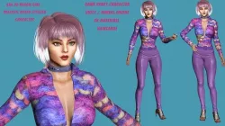 AAA 3D REALISTIC BARBIE GIRL CHARACTER - BARBIE SHARON Low-poly 3D model
