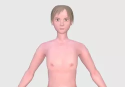 Basic Blond Man  3D model