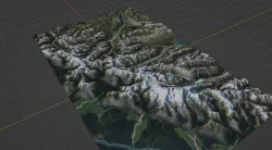 Big Map Low-poly 3D model