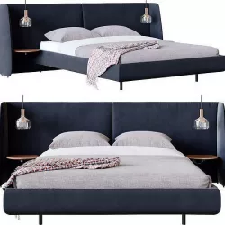 BLU DOT Hunker Queen Bed 3D model