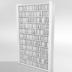Bookcase library 3D model
