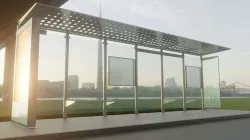 Bus Stop Version 3 Low-poly 3D model