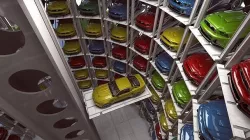 Car Park Models - Volkswagen Parking Lot Towers - Museum Concept 3D model