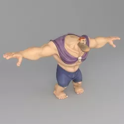 cartoon man 6 Low-poly 3D model