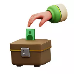 Charity Icon Low-poly 3D model