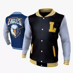Classic Varsity Jacket 2x Low-poly 3D model