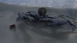 Crab house  Low-poly 3D model