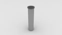 Cylinder Tube Chips Packaging 3D model