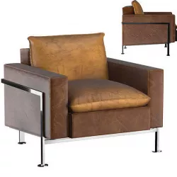 De Sede Rh 302 Leather Armchair 3D model