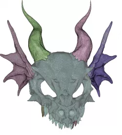 Dragon Skull Hair pin