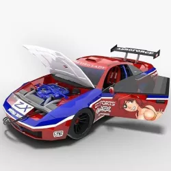 Drift Machine Low-poly 3D model