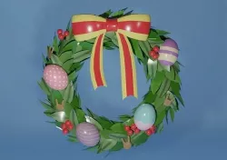 Easter Egg Wreath 3D model
