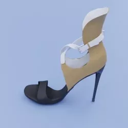 Elegant High Heel 3D model