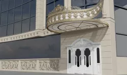 facade awning 3D model