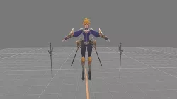 Fanny Mobile legends Heroes 3D model