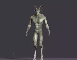 faun mythological creature 3D model