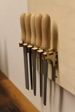 file / rasp wall mount for lasercutting