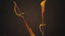 Fire blade Low-poly 3D model