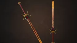 Fire blade Low-poly 3D model