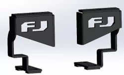 FJ CRUISERCOWL TOP LIGHT BRACKET 3D model