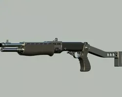 Franchi SPAS-12 shotgun 3D model 3D model
