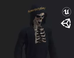 Grim Reaper Low-poly 3D model