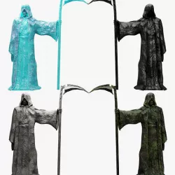 Grim Reaper Sculpture V-2 Low-poly 3D model
