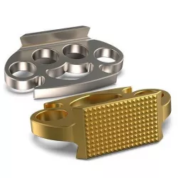 Hammered Brass knuckles 3D model