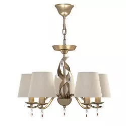 Hanging chandelier Freya FR2001PL-05G  Monique 3D model