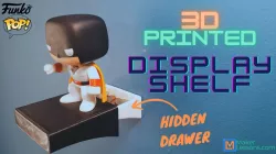 Hidden Drawer Funko Pop Display Shelf