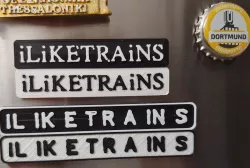 iLiKETRAiNS fridge magnet