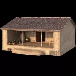 Indian Village House - Medieval Indian - Indian Hut 3D model