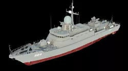 Karakurt class corvette 22800 3D model