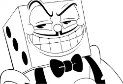 King Dice stencil 2