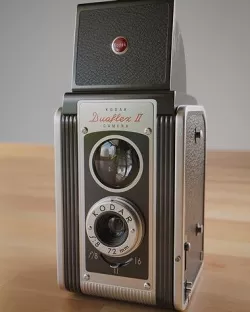 Kodak Duaflex II 1950s Vintage Camera 3D model