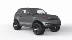 Lada Niva X concept 3D model