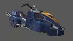 Lawmaster Motorbike Judge Dredd 3D model