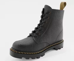 Leather Boot Combat - Military Tactical Black Low-poly 3D model