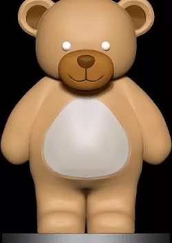 little Bear  Teddy  care bears 3D model