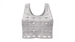 Loose Crop Vest Tank Top Low-poly 3D model