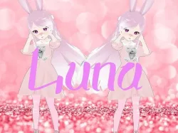 Luna Chibi Vtuber Model 3D model